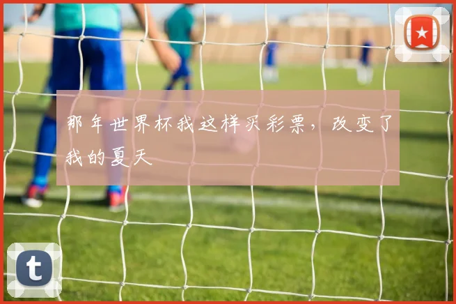 那年世界杯我这样买彩票，改变了我的夏天